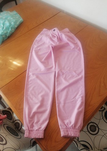 Kızlar için Loose Fit Pembe Pantolon