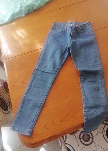 Mavi Midi Normal Boy Kadın Denim Pantolon