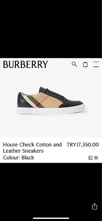 Burberry sneaker