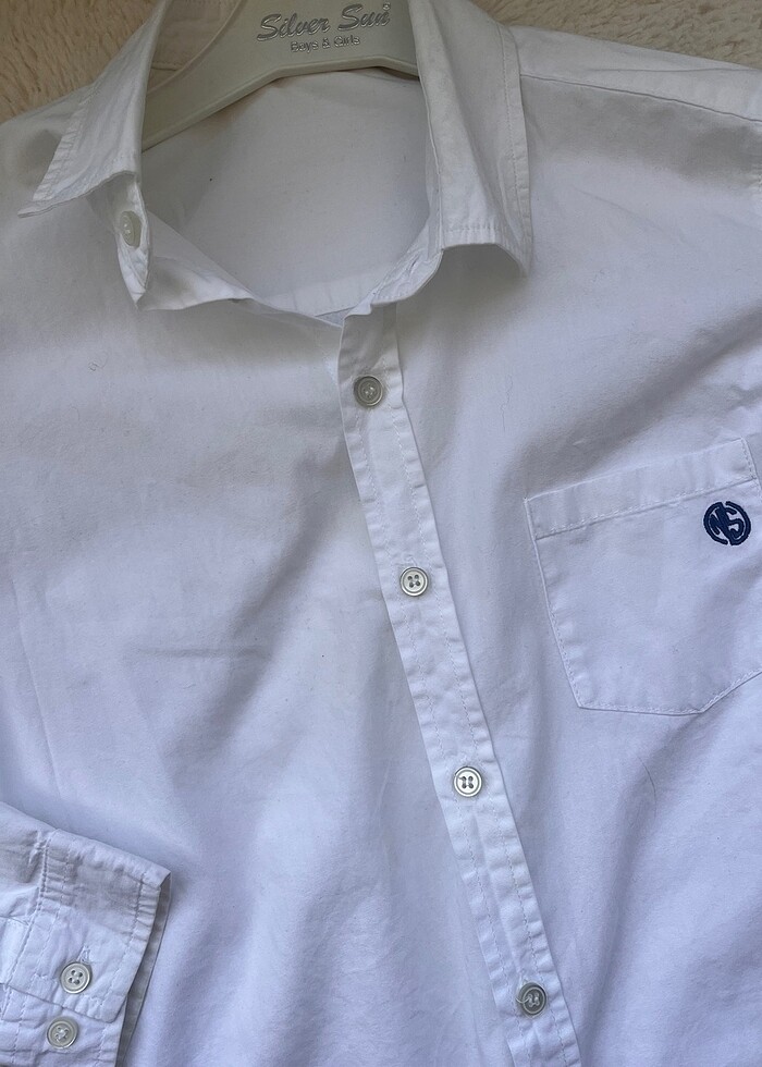 Erkek çocuk beyaz gömlek - Görsel 2