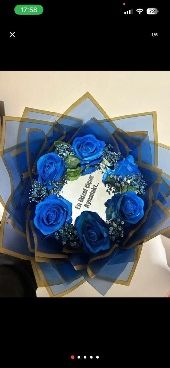 Aynalı çiçek buketi - Görsel 2