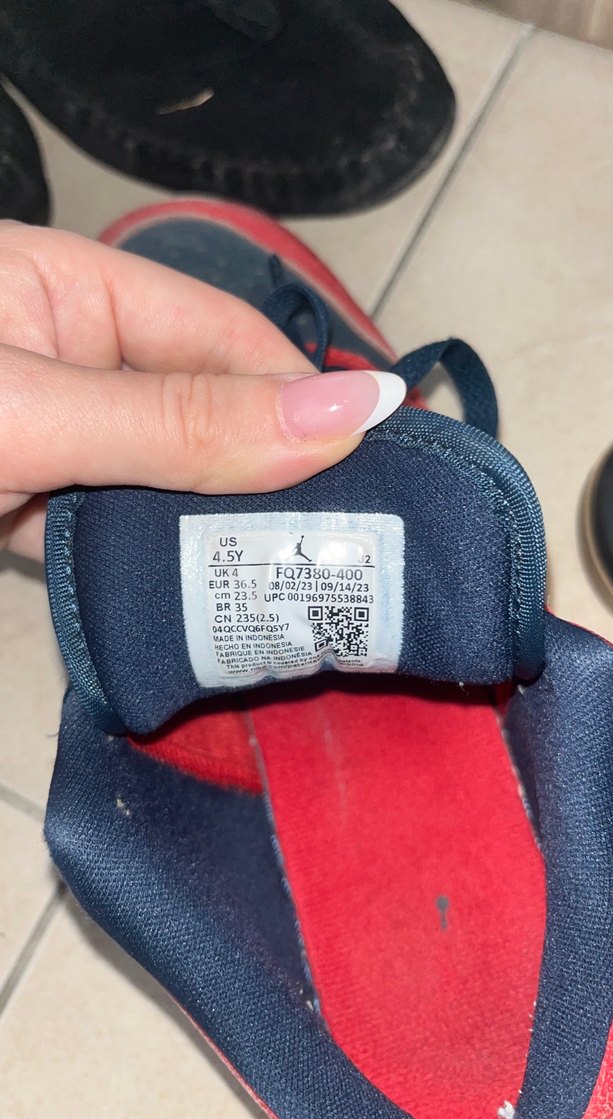 kirmizi jordan kadın ayakkabı 36,5 - Görsel 4