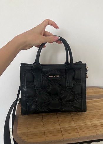 Deri Siyah nine west Kadın Çanta - Görsel 2