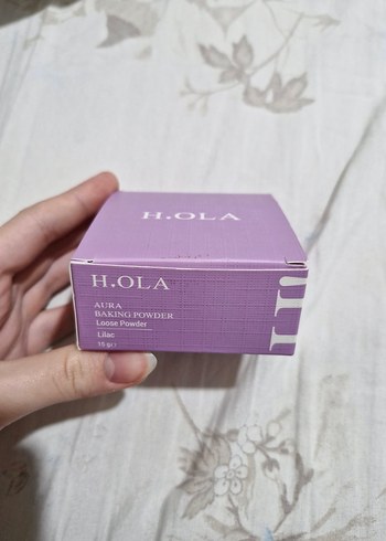 h.OLA Mor Makyaj Sabitleyici Toz Pudra - Görsel 5