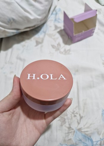 h.OLA Mor Makyaj Sabitleyici Toz Pudra - Görsel 2