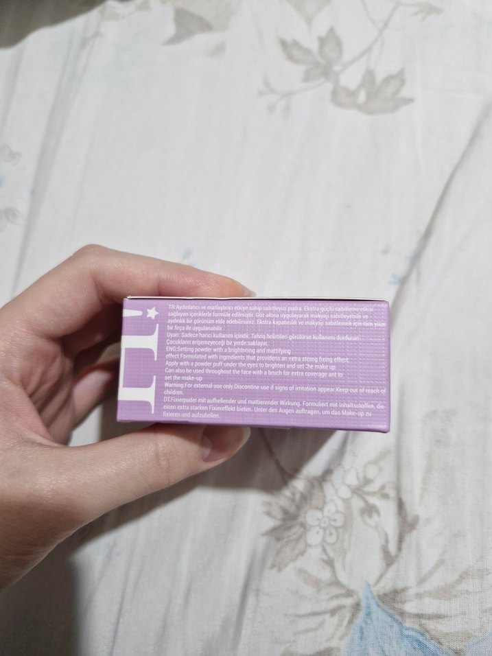 h.OLA Mor Makyaj Sabitleyici Toz Pudra - Görsel 3