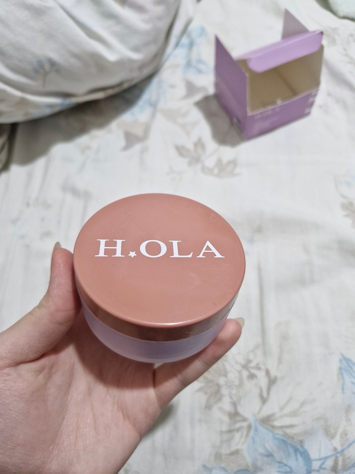 h.OLA Mor Makyaj Sabitleyici Toz Pudra - Görsel 2