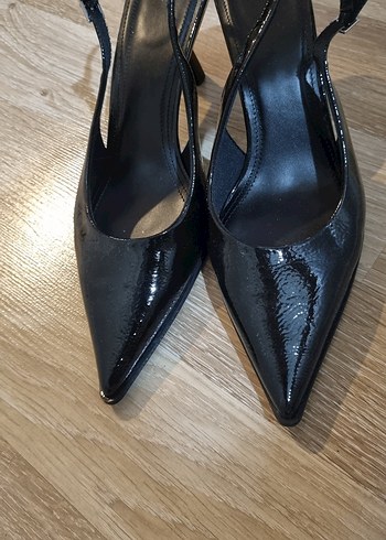 Bershka dokulu kitten heel topuklu bershka