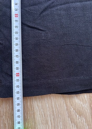 xs Beden Kadın Siyah Keten Pantolon