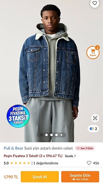 Pull bear kot ceket