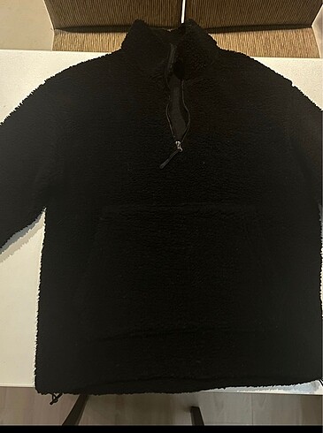 Oversize Yumuşak Sweatshirt(fermuar detayli)