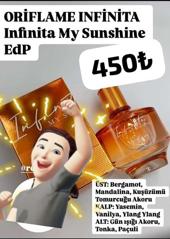 Oriflame Infinita My Sunshine EdP Kadın Parfümü
