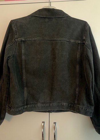 l Beden Siyak Kadın Denim Ceket