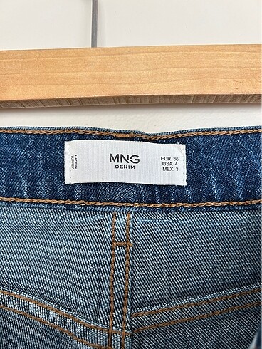 36 Beden mavi Renk Mango jean