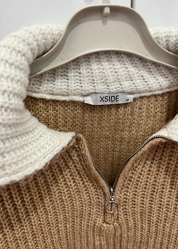 Bej Örgü Kadın Kazak - Görsel 7