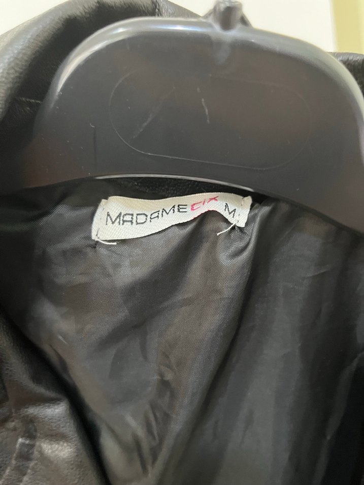 Siyah Deri ceket - Görsel 5