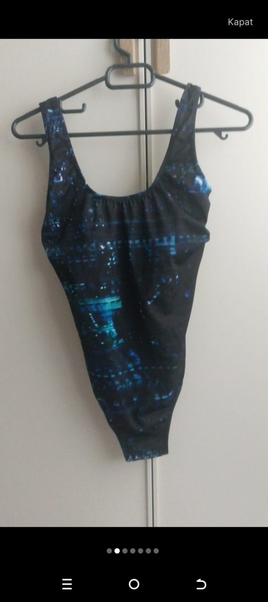 Kadın Lacivert Tie-Dye Atletik Mayo - Görsel 2