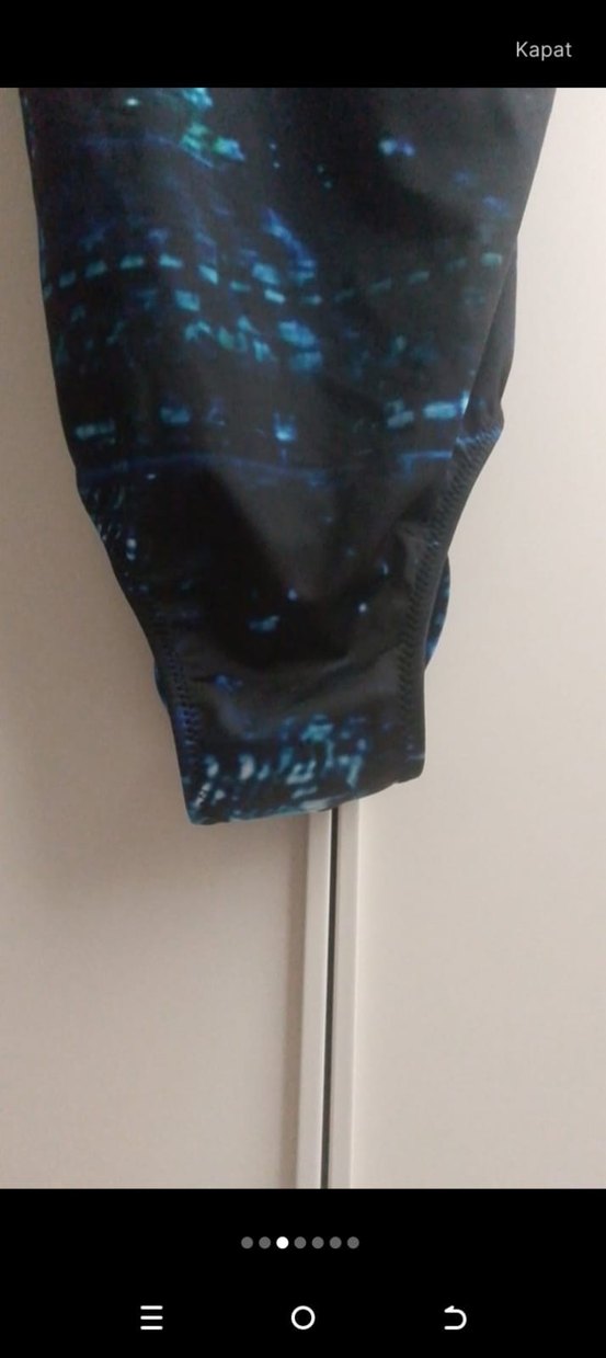 Kadın Lacivert Tie-Dye Atletik Mayo - Görsel 3