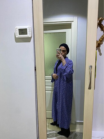 universal Beden lacivert Renk Yazlık kimono