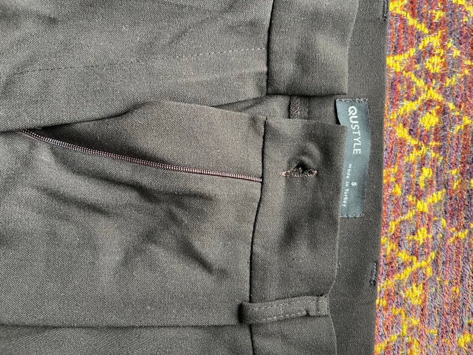 Kadın Pliseli kahverengi
 Kumaş Pantolon - Görsel 2