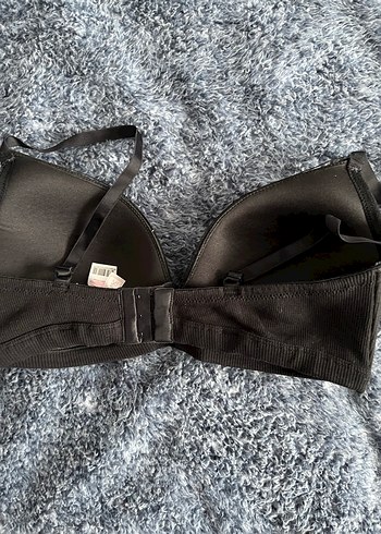 Siyah Minimalist Midi Sütyen 85/C - Görsel 6