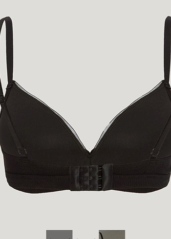 Siyah Minimalist Midi Sütyen 85/C - Görsel 2