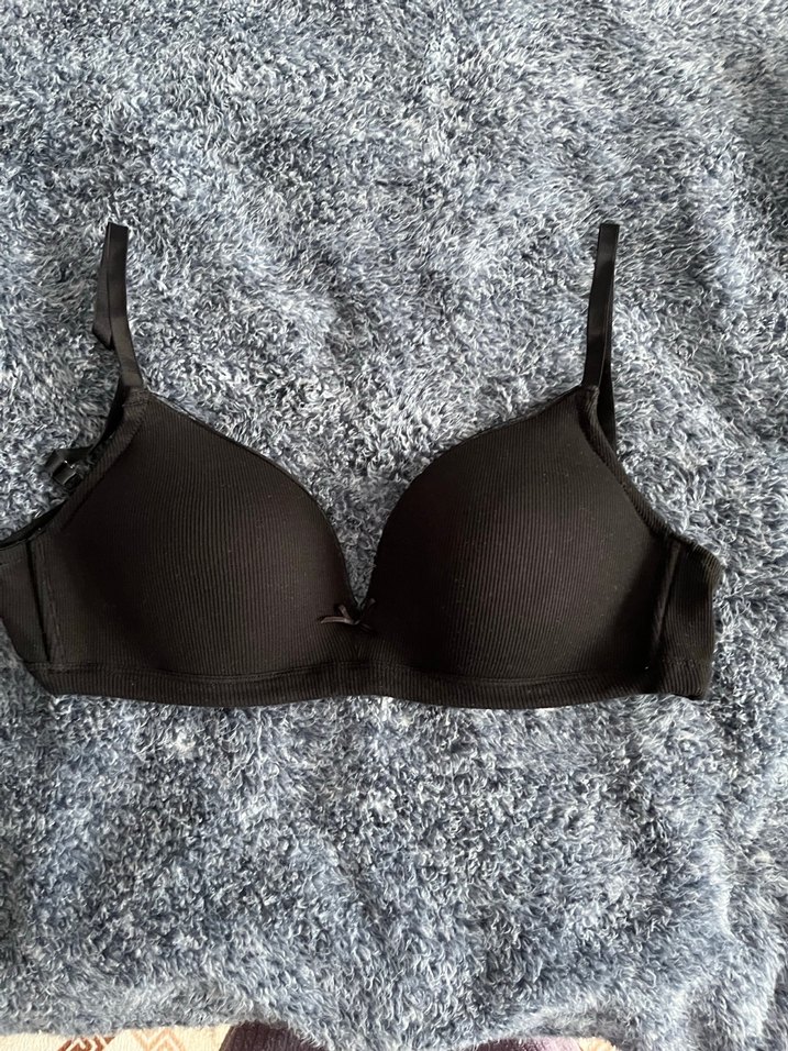 Siyah Minimalist Midi Sütyen 85/C - Görsel 4