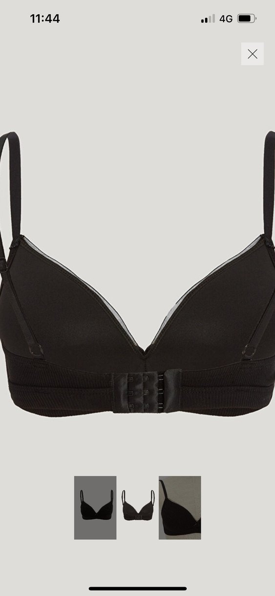 Siyah Minimalist Midi Sütyen 85/C - Görsel 2