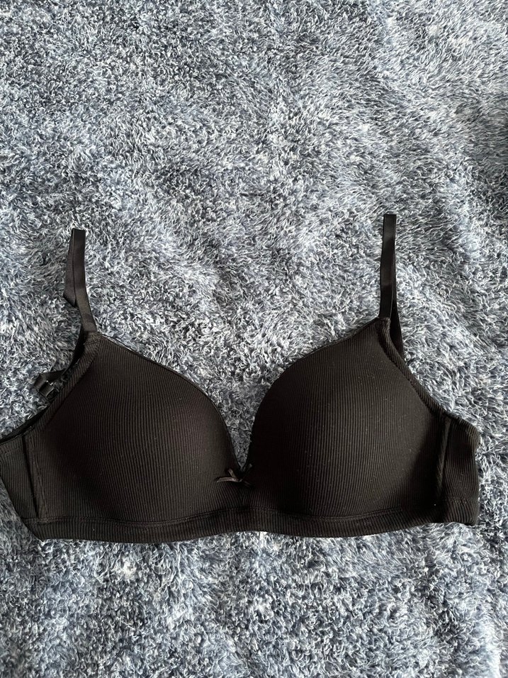 Siyah Minimalist Midi Sütyen 85/C - Görsel 5