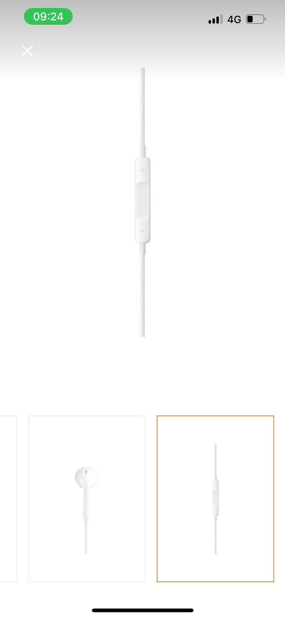 Beyaz Kulak İçi Kulaklık USB-C - Görsel 3