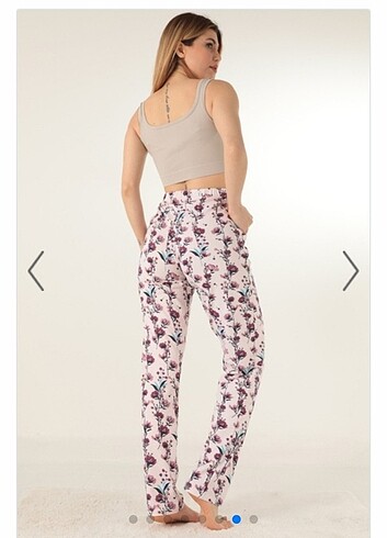 Doremi Bayan Çiçek Desenli Pijama Altı