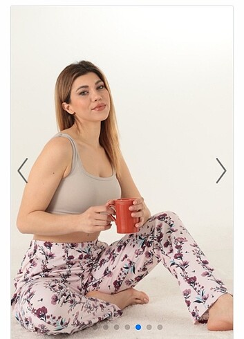 Drome Doremi Bayan Çiçek Desenli Pijama Altı
