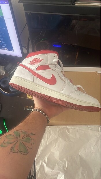 Nike Air Jordan 1 Mid Dune Red Sıfır