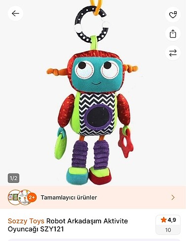 Sozzy toys robot arkadaşım