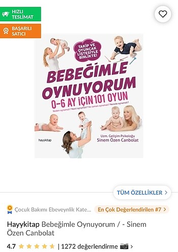 Bebeğimle oynuyorum