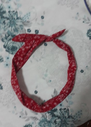 Kırmızı Retro Kadın Saç Bandı