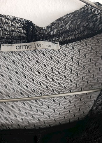 Dantel Detaylı Siyah Midi boy Elbise - Görsel 9