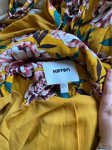 Koton çiçekli ceket