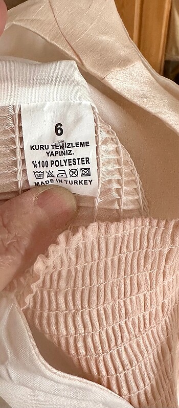 6 Yaş Beden ten rengi Renk Abiye elbise
