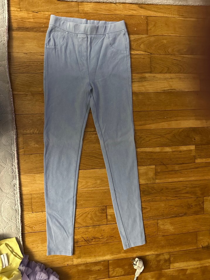 kız çocuk  Skinny Denim Pantolon tayt - Görsel 3