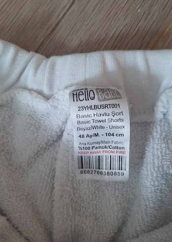 çocuk havlu Şort - Görsel 3