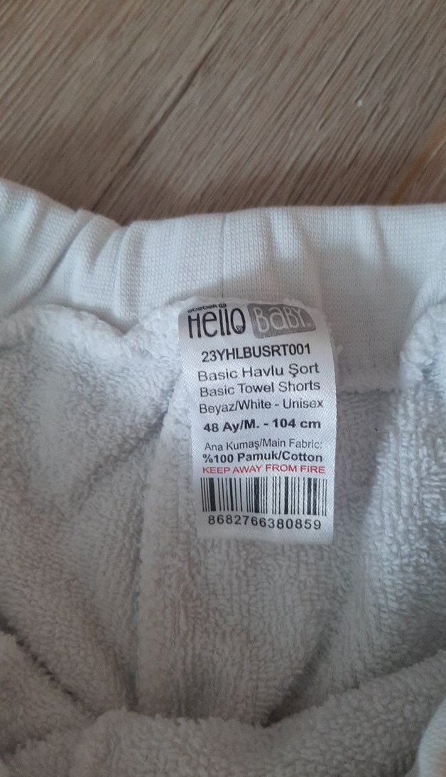 çocuk havlu Şort - Görsel 3