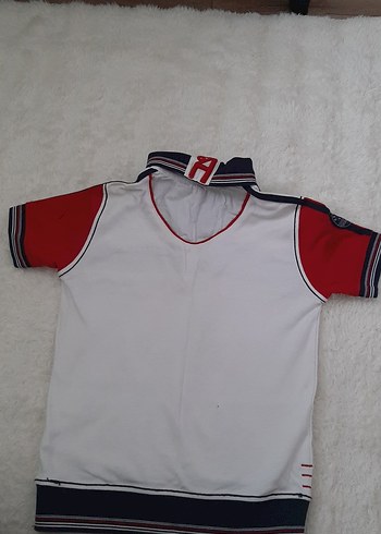 Erkek Çocuk Renkli Desenli Polo Yaka Tişört - Görsel 2