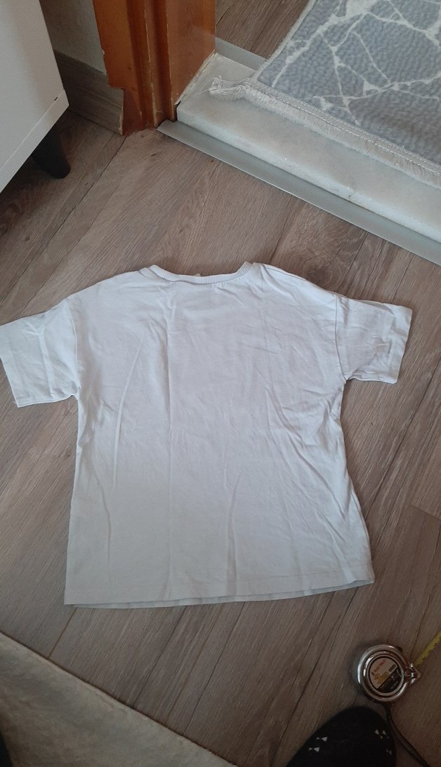 Erkek Çocuk Beyaz Mickey Mouse Baskılı Tişört - Görsel 3