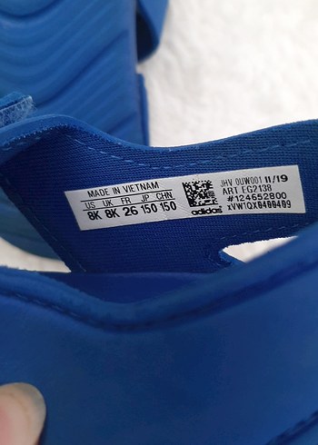 Erkek Çocuk Lacivert Cırtcırtlı Sandalet - Görsel 5