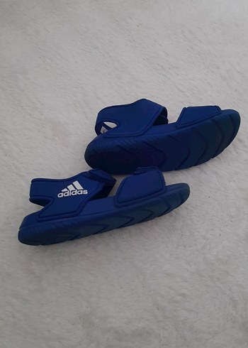 Erkek Çocuk Lacivert Cırtcırtlı Sandalet - Görsel 2