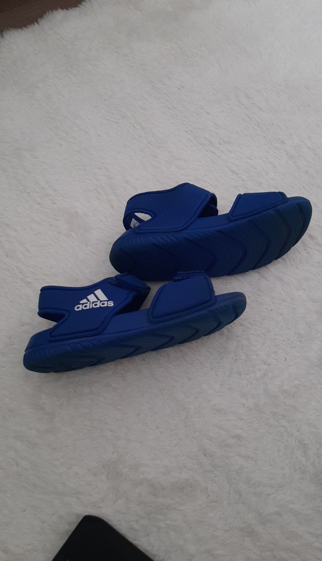 Erkek Çocuk Lacivert Cırtcırtlı Sandalet - Görsel 2