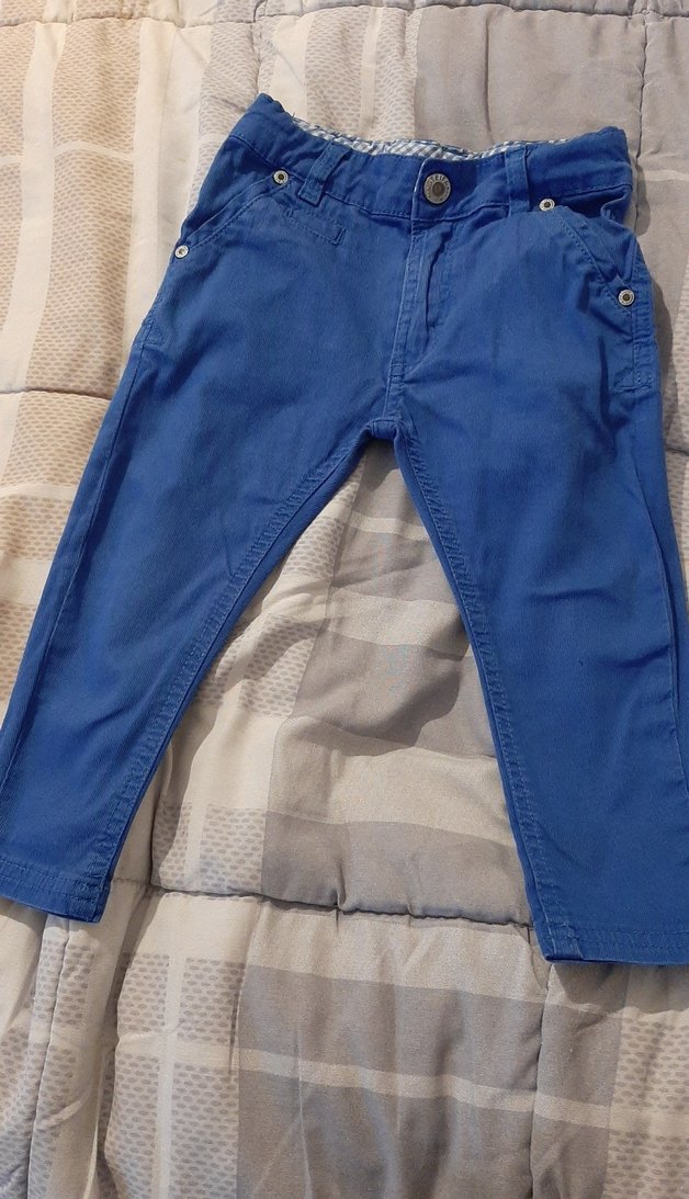 Erkek Çocuk Mavi Denim Pantolon - Görsel 2