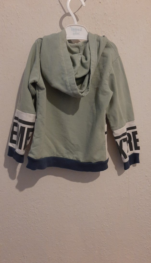 Kapüşonlu Fermuarlı Erkek Sweatshirt - Görsel 2