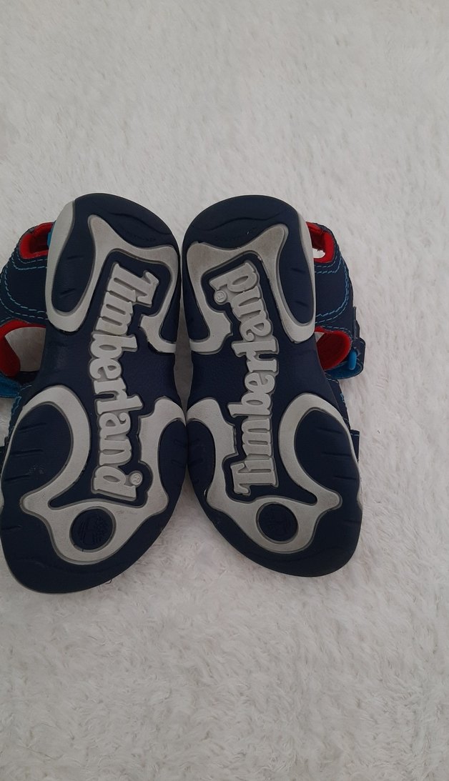 Mavi Erkek Çocuk Timberland Kayışlı Sandalet - Görsel 2